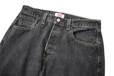 画像2: Used Levi's 501 Denim Pants Black リーバイス (2)