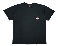 画像1: Used Harley-Davidson Pocket Print Tee (1)