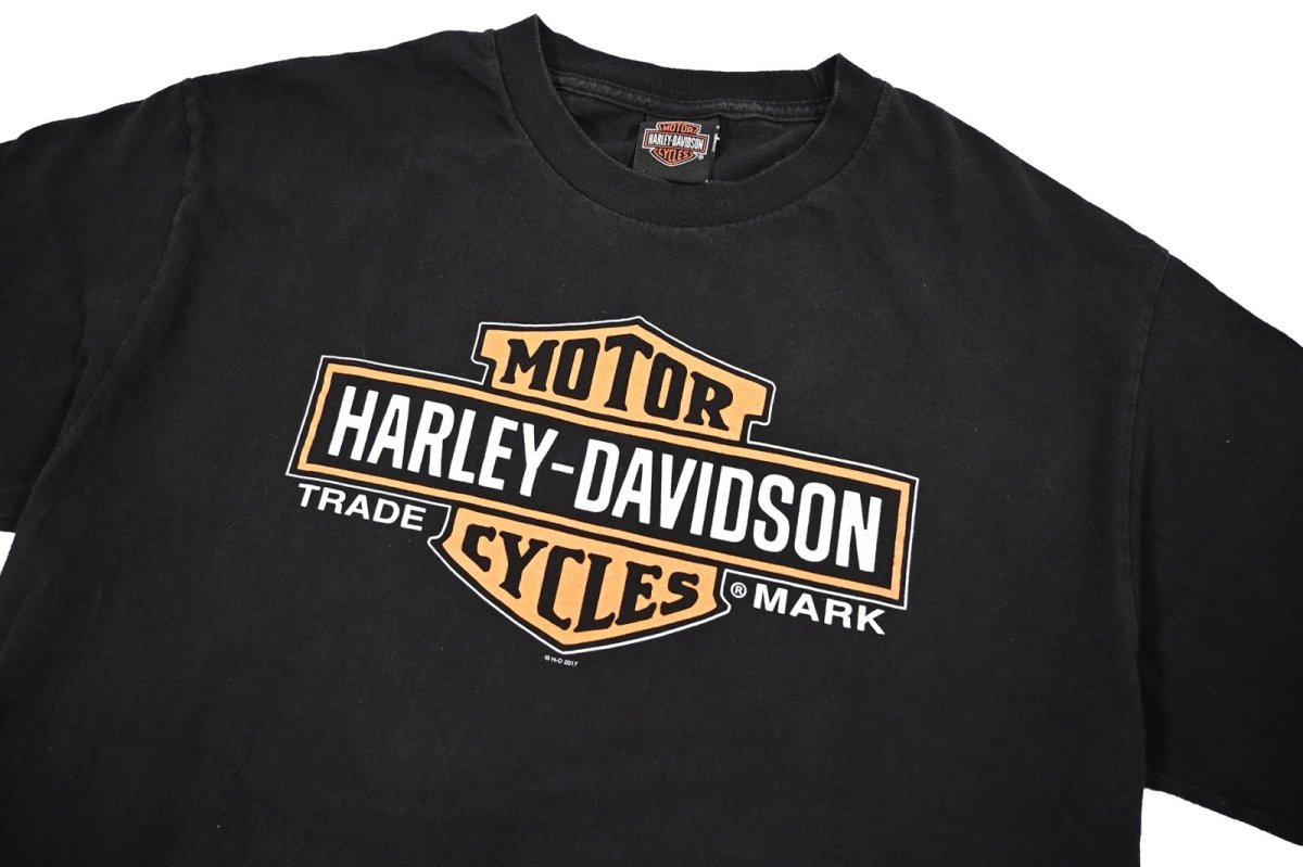 画像2: Used Harley-Davidson Print Tee (2)