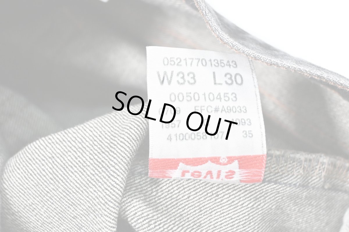 画像8: Used Levi's 501 Denim Pants Black リーバイス (8)