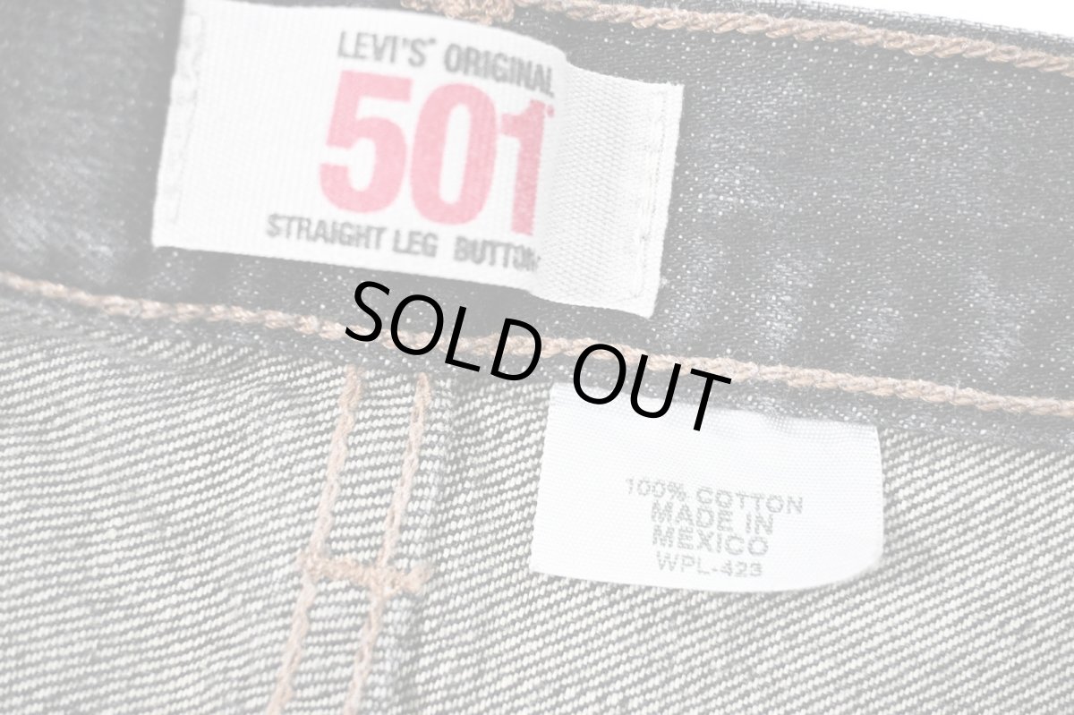 画像6: Used Levi's 501 Denim Pants Black リーバイス (6)