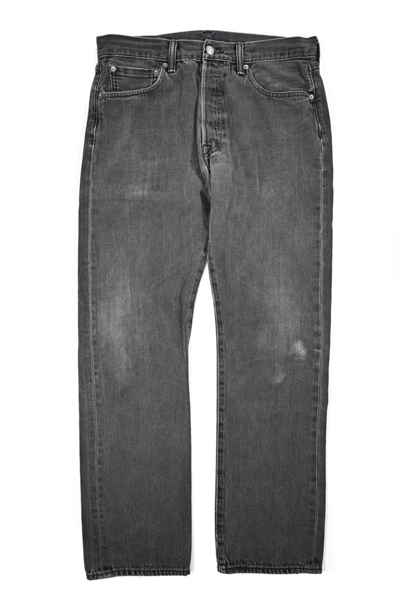 画像1: Used Levi's 501 Denim Pants Black リーバイス (1)