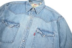 画像2: Used Levi's Denim Western Shirt (2)