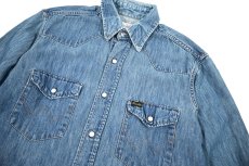 画像2: Used Wrangler Denim Western Shirt made in USA (2)
