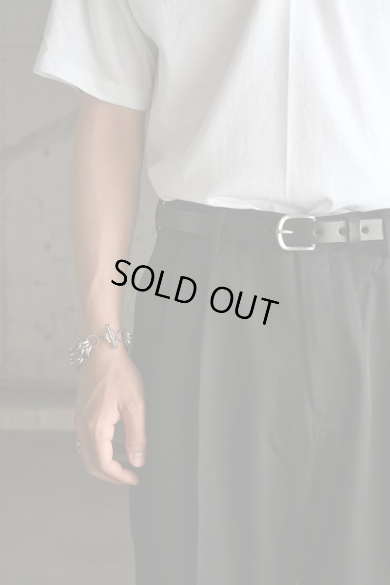 画像4: 【SALE】Amish Made Belts The Colt Leather Belt Black/Silver (4)