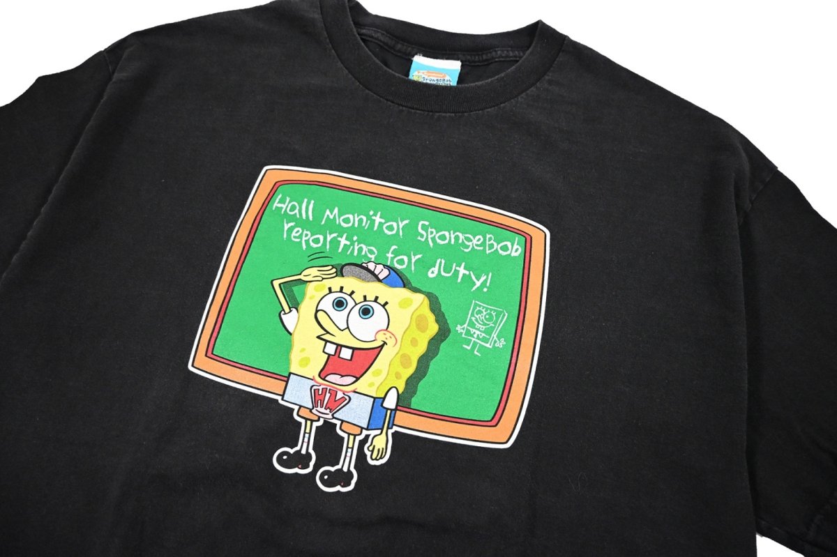 画像2: Used Sponge Bob Print Tee (2)