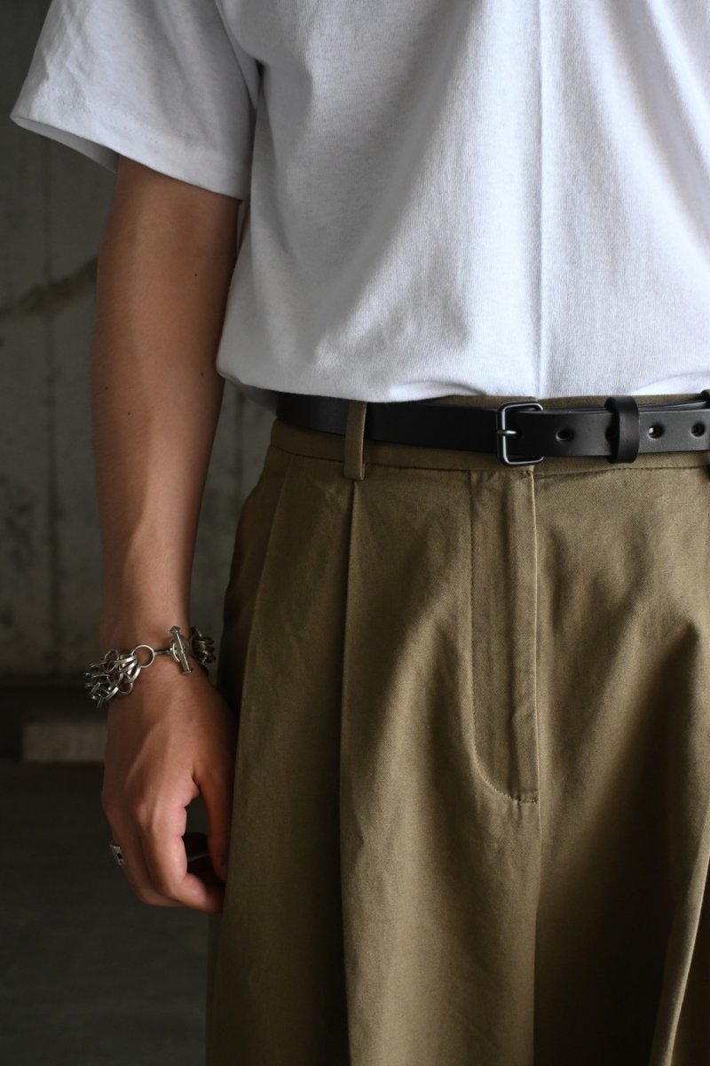 画像4: Amish Made Belts The Colt Leather Belt Black/Black (4)