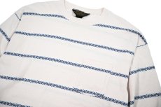 画像2: Used Eddie Bauer L/S Border Tee made in USA (2)