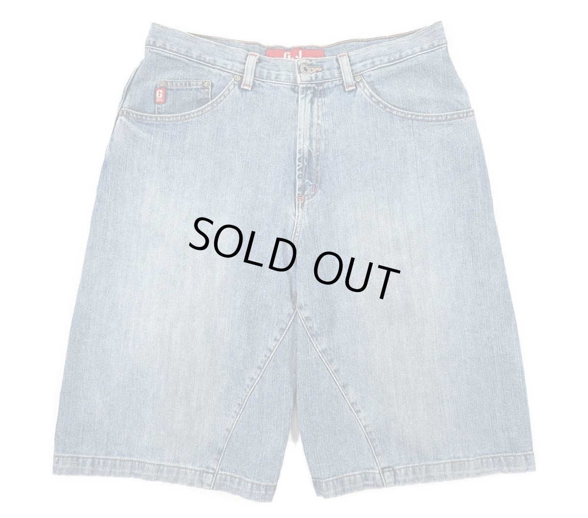 画像1: Used Guess Jeans Denim Shorts (1)