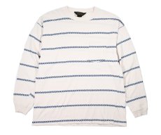 画像1: Used Eddie Bauer L/S Border Tee made in USA (1)