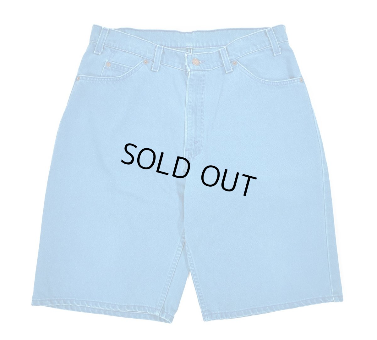 画像1: Used Levi's 550 Denim Shorts made in USA (1)