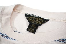 画像4: Used Eddie Bauer L/S Border Tee made in USA (4)