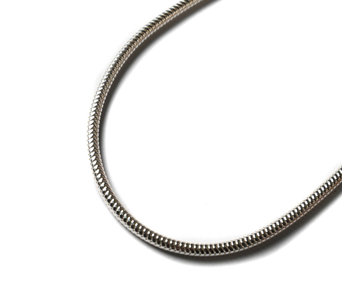 画像1: Italian Silver Bracelet Snake #001 (1)