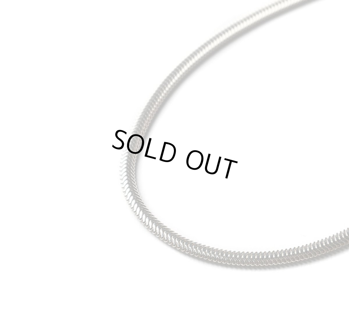 画像1: Italian Silver Bracelet Snake #002 (1)