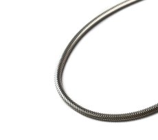 画像1: Italian Silver Bracelet Snake #002 (1)