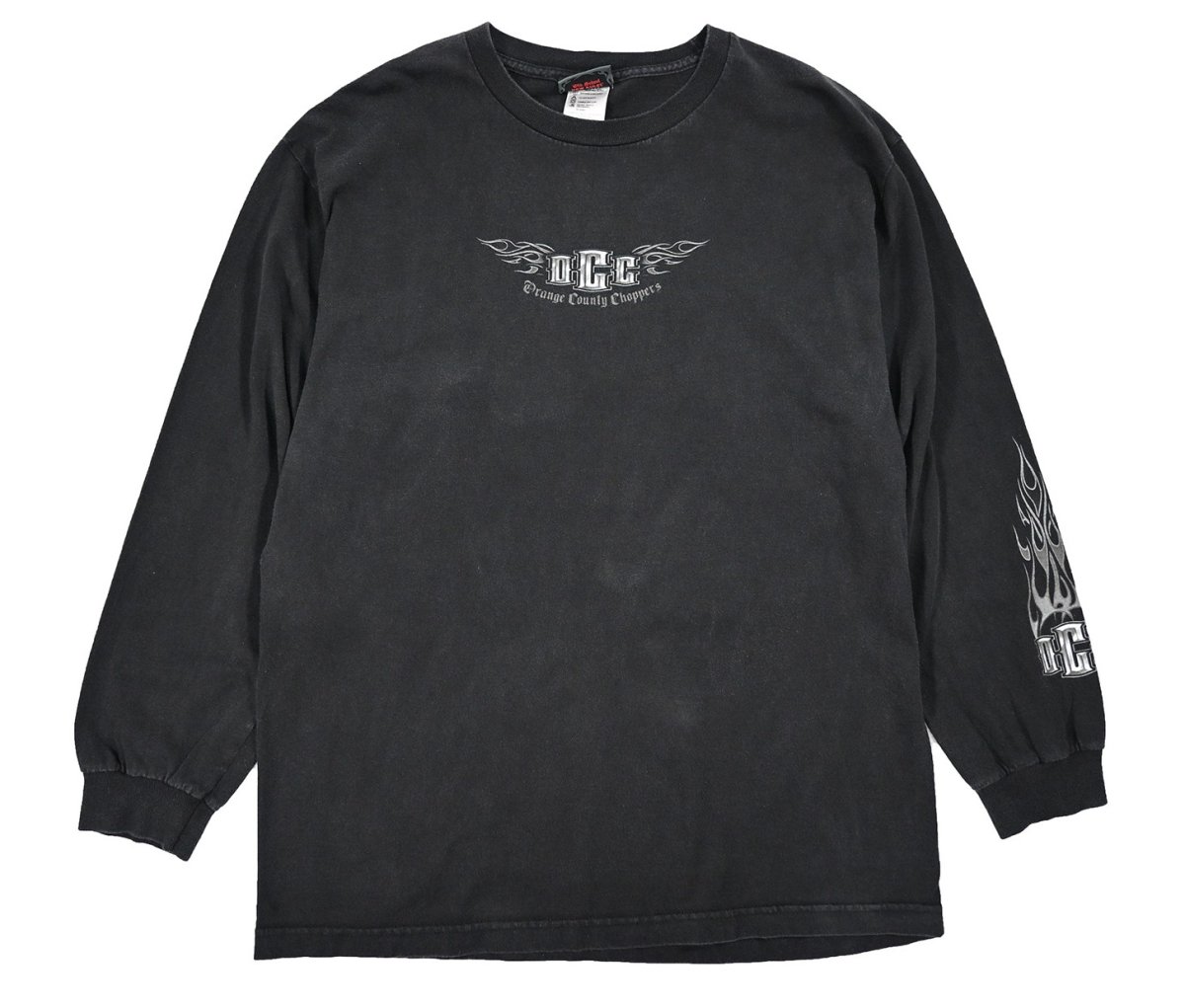 画像1: Used Orange Country Choppers L/S Print Tee (1)