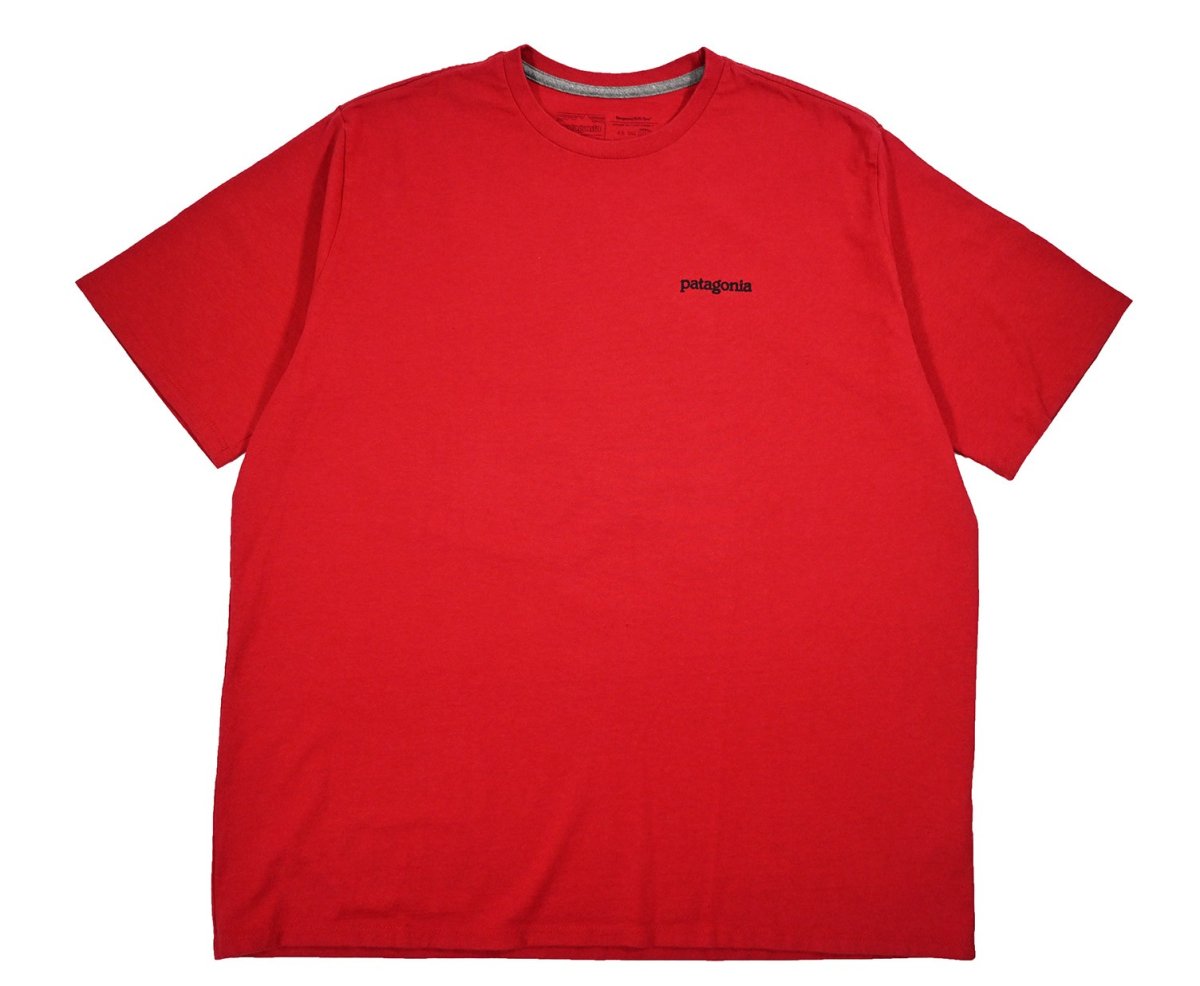画像1: Used patagonia S/S Print Tee パタゴニア (1)