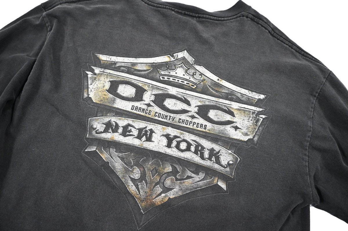 画像8: Used Orange Country Choppers L/S Print Tee (8)