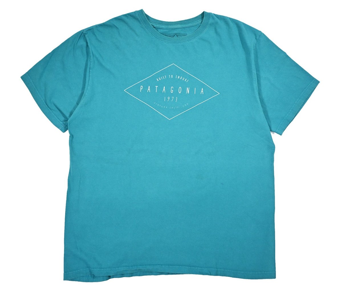 画像1: Used patagonia S/S Print Tee パタゴニア (1)