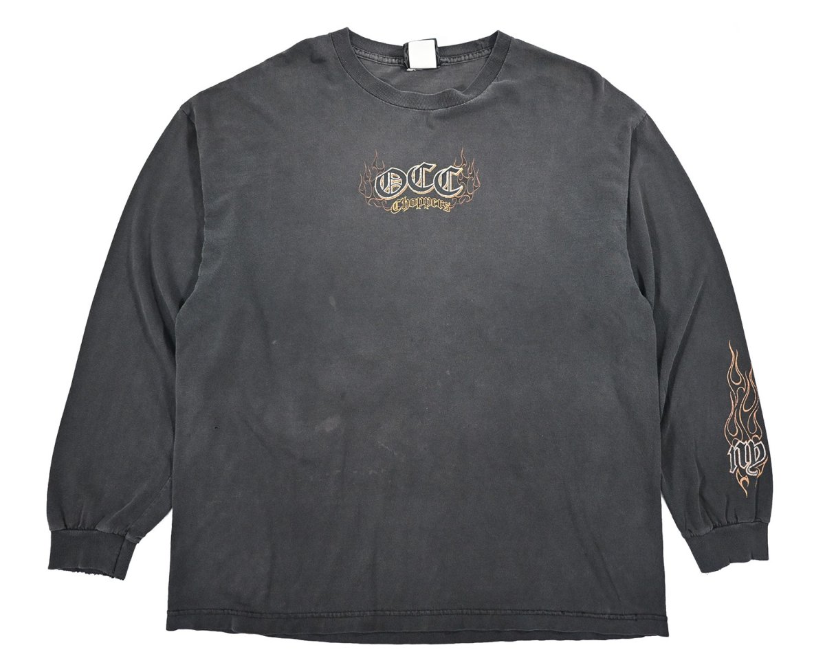 画像1: Used Orange Country Choppers L/S Print Tee (1)