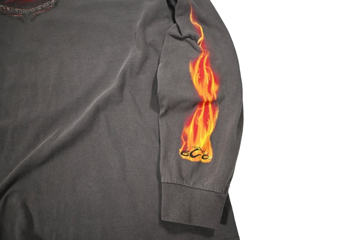 画像4: Used Orange Country Choppers L/S Print Tee (4)