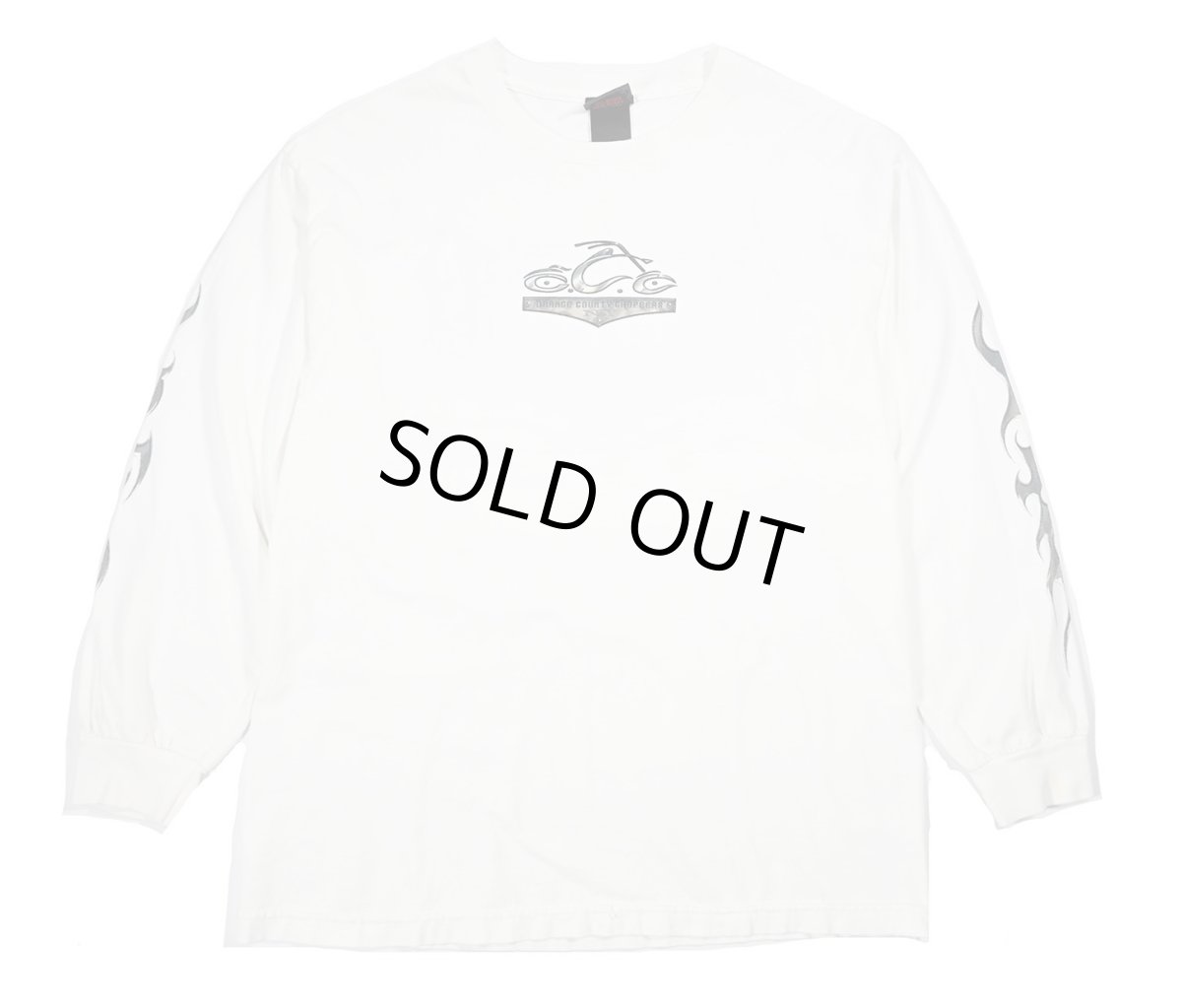 画像1: Used Orange Country Choppers L/S Print Tee (1)