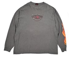 画像1: Used Orange Country Choppers L/S Print Tee (1)