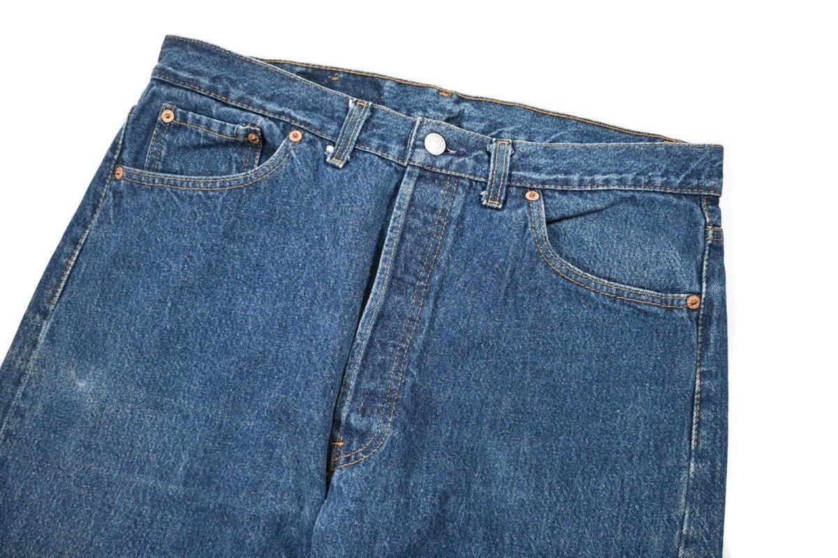 画像2: 91' Used Levi's 501 Denim Pants made in USA リーバイス (2)
