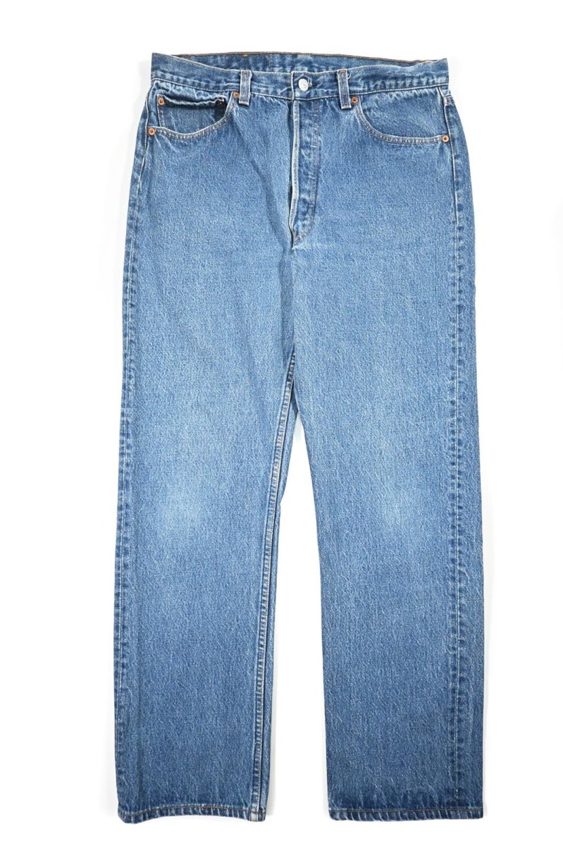 画像1: 87' Used Levi's 501 Denim Pants made in USA リーバイス (1)