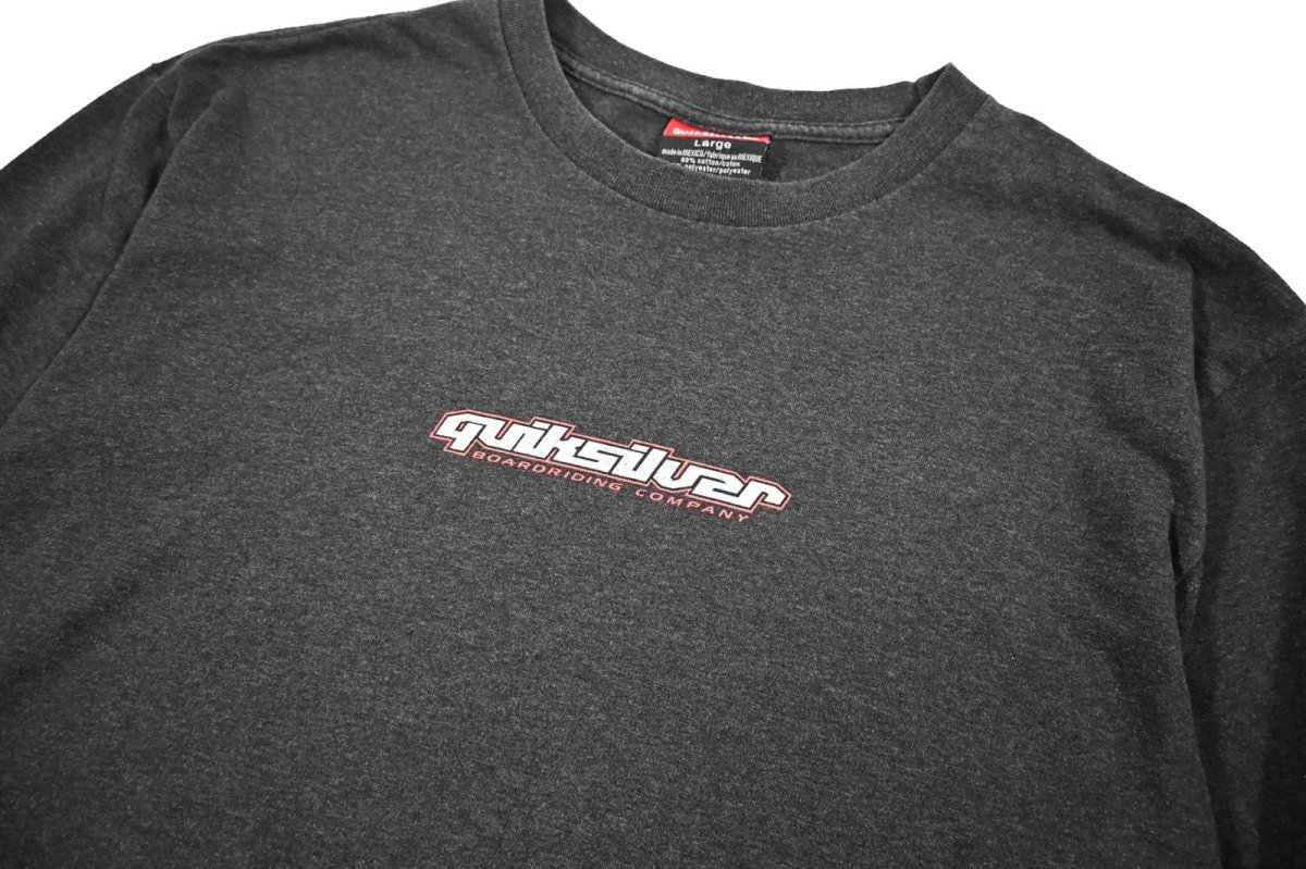 画像2: Used Quiksilver L/S Print Tee (2)