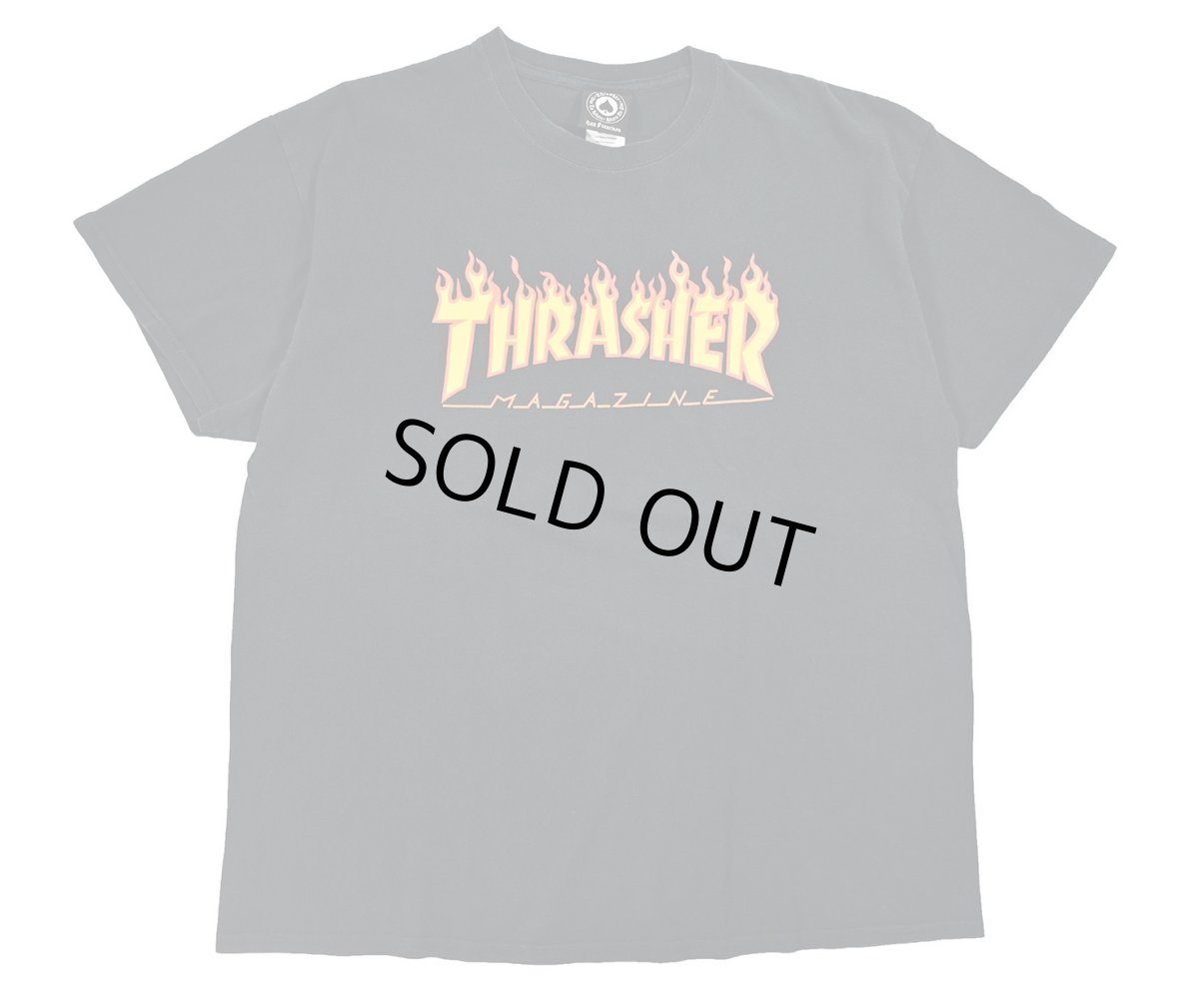 画像1: Used Thrasher Print Tee (1)