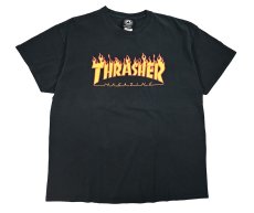 画像1: Used Thrasher Print Tee (1)
