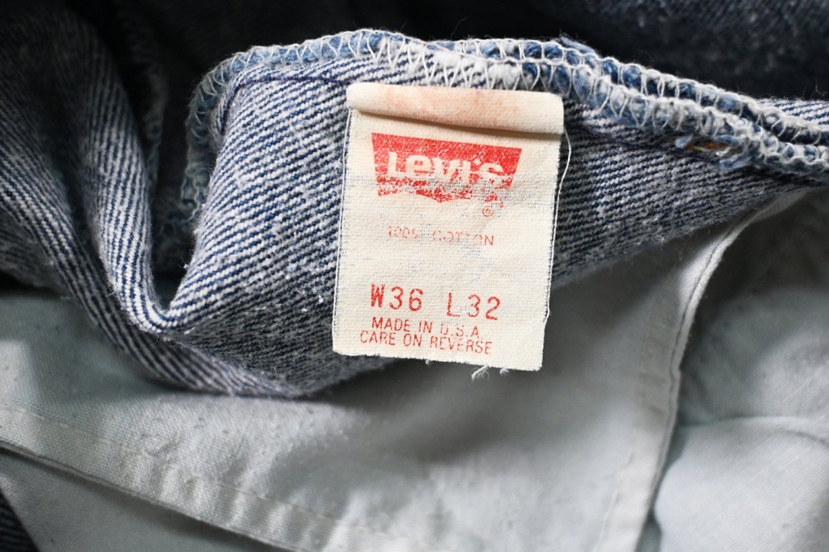 画像6: 91' Used Levi's 501 Denim Pants made in USA リーバイス (6)