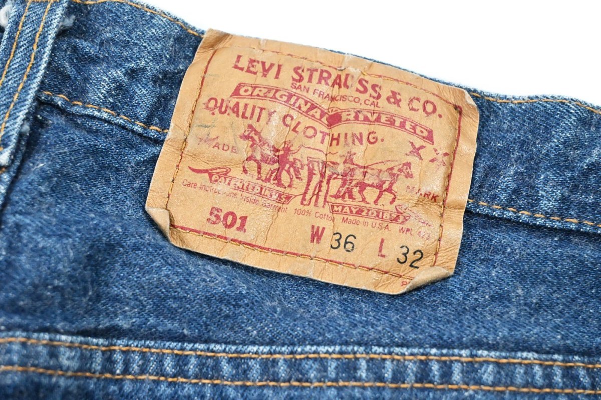 画像5: 91' Used Levi's 501 Denim Pants made in USA リーバイス (5)