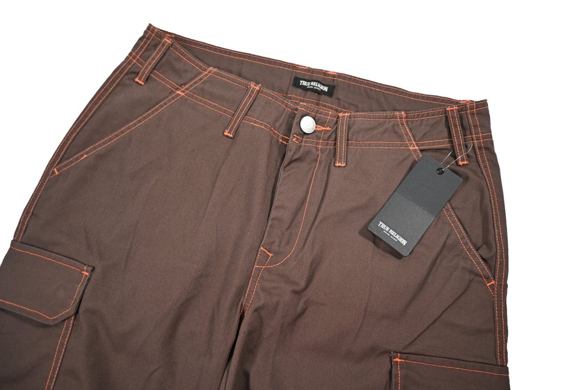 画像2: True Religion Cargo Pants Bracken/Papaya Orange (2)