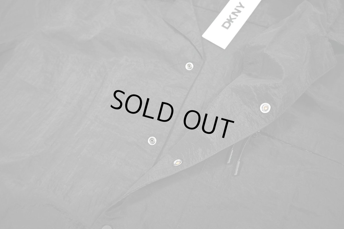 画像5: DKNY Nylon Snap Shirt Black (5)