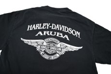 画像4: Used Harley-Davidson Print Tee (4)