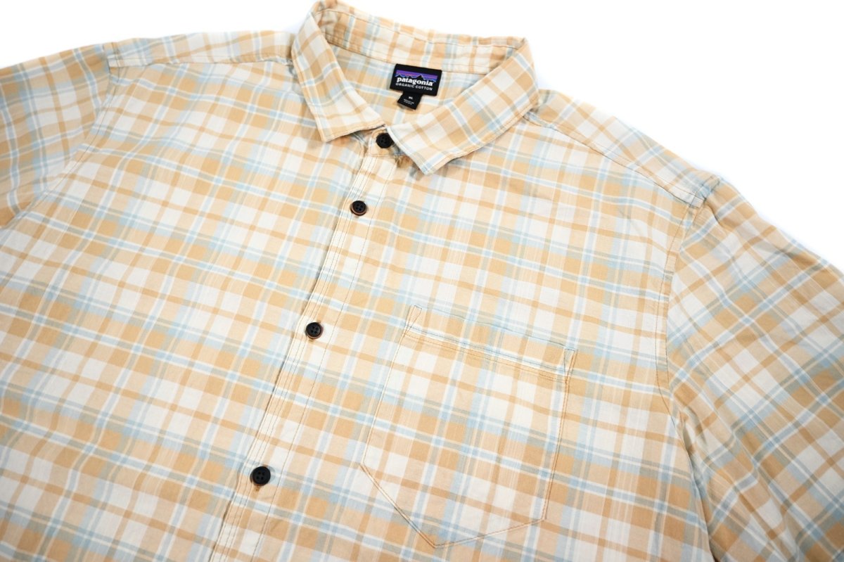 画像2: Used patagonia Organic Cotton Slub Poplin Shirt パタゴニア (2)
