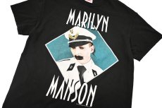 画像2: Used Musician Print Tee "Marilyn Manson" (2)