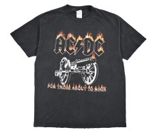 画像1: Used Musician Print Tee "ACDC" (1)