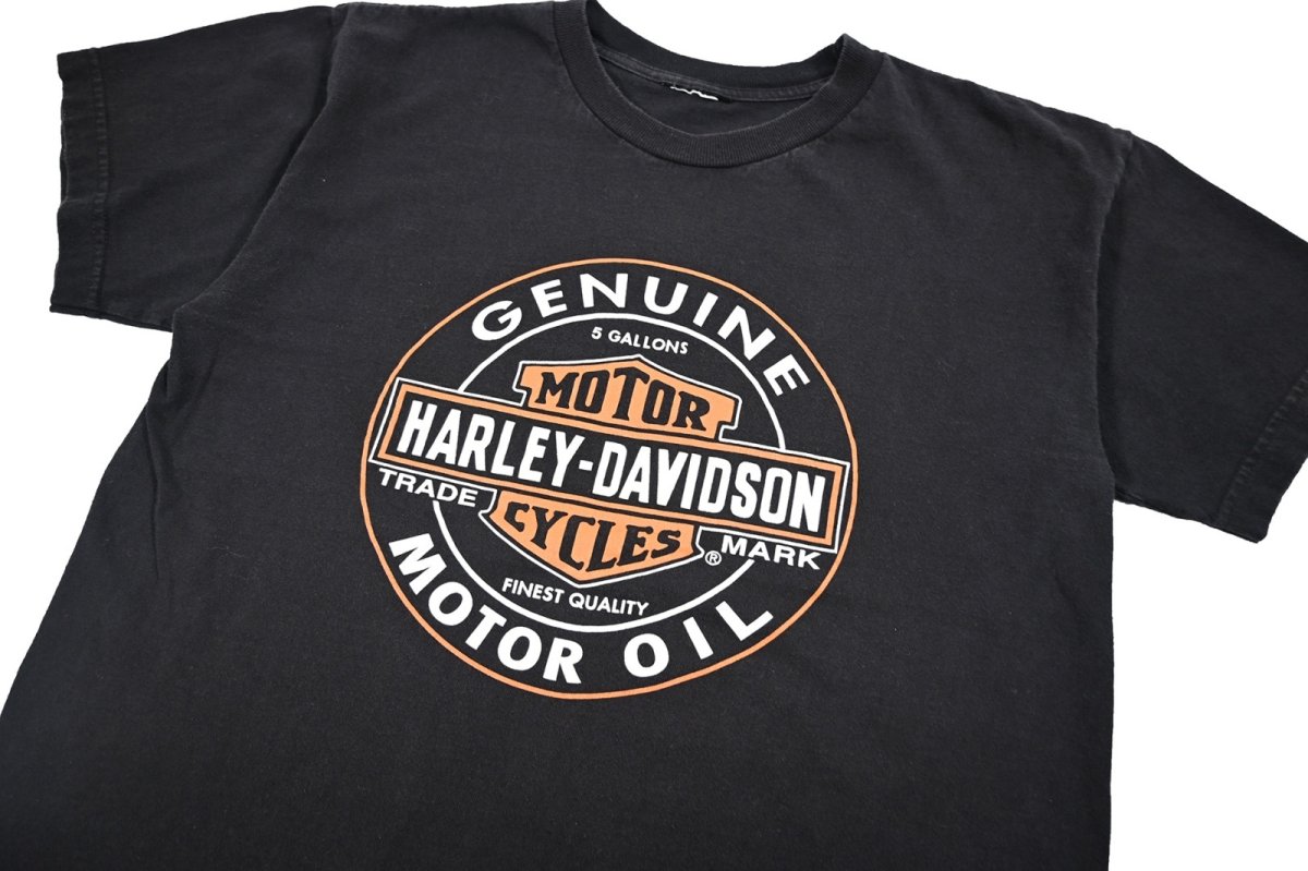 画像2: Used Harley-Davidson Print Tee (2)