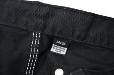 画像6: Used Carhartt Duck Double Knee Carpenter Pants Black made in USA カーハート (6)