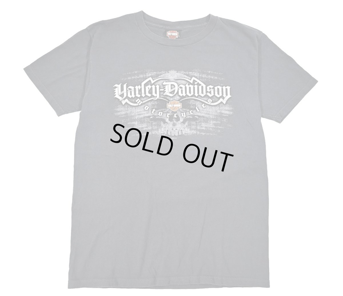 画像1: Used Harley-Davidson Print Tee made in USA (1)
