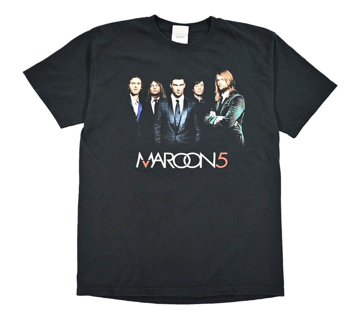 画像1: Used Musician Print Tee "Maroon5" (1)