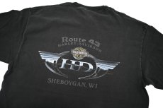 画像4: Used Harley-Davidson Print Tee made in USA (4)