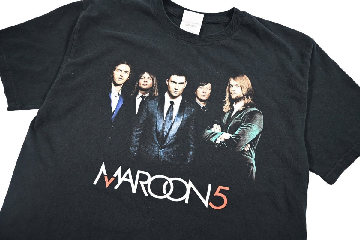 画像2: Used Musician Print Tee "Maroon5" (2)