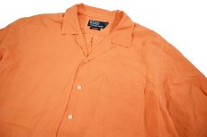画像2: Used Polo Ralph Lauren Linen/Silk Open Collar S/S Shirt "Caldwell" ラルフローレン (2)