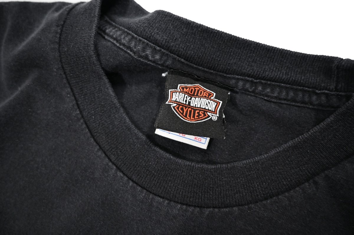 画像3: Used Harley-Davidson Print Tee made in USA (3)