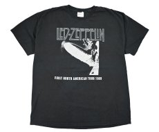 画像1: Used Musician Print Tee "Led Zeppelin" (1)