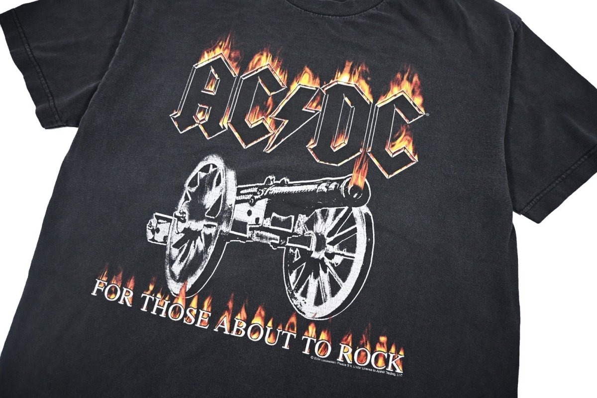 画像2: Used Musician Print Tee "ACDC" (2)
